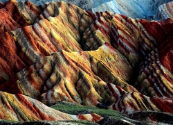 Kolorowe, Góry, Zhangye, Danxia