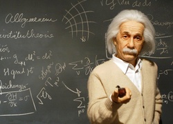 Albert Einstein, Fizyka, Tablica, Równanie