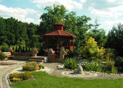 Altanka, Ogrodowa, Sadzawka, Roślinność