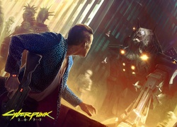 Cyberpunk 2077, Mężczyzna, Robot