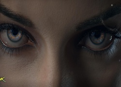 Cyberpunk 2077, Kobieta, Oczy