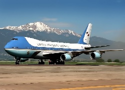 Samolot, Lotnisko, Góry, Prezydencki Boeing