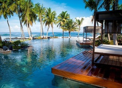 Hotel, Taras, Basen, Ocean, Indonezja