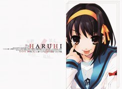 Suzumiya Haruhi No Yuuutsu, dziewczynka, duże oczy