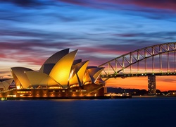 Australia, Sydney, Sydney Opera House, Most Sydney Harbour Bridge