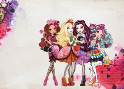 Apple White, Briar Beauty, Raven Queen, Madeline Hatter, Ever After High