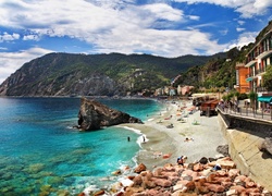 Morze, Góry, Monterosso, Włochy