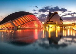 Hiszpania, Walencja, Miasteczko Sztuki i Nauki, Ciudad de las Artes y las Ciencias, Centrum kulturalno - rozrywkowe, Planetarium