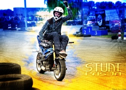 Motocykl, Sport, Stunt, Akrobacje, Pasja