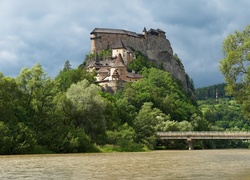 Słowacja, Rzeka Orawa, Most, Zamek Orawski