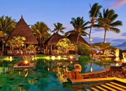 Mauritius, Wakacje, Restauracja, Basen
