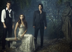 Pamiętniki wampirów, The Vampirie Diaries, Paul Wesley, Nina Dobrev, Ian Somerhalder