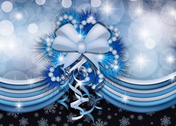 Boże Narodzenie, Niebieska, Dekoracja