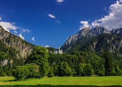 Zamek, Neuschwanstein, Bawaria, Niemcy