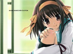 Suzumiya Haruhi No Yuuutsu, dziewczyna, opaska na włosach