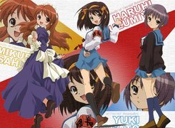 Suzumiya Haruhi No Yuuutsu, dziewczynki