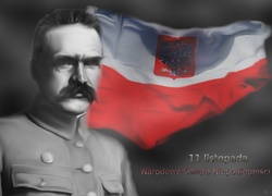 Józef Piłsudski, Flaga, Polska