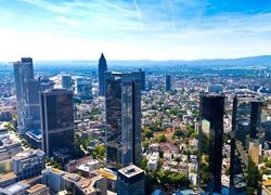 Frankfurt, Nad, Menem, Panorama, Miasta