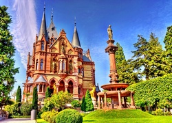 Zamek, Schloss Drachenburg, Niemcy