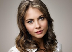 Brunetka, Makijaż, Spojrzenie, Willa Holland