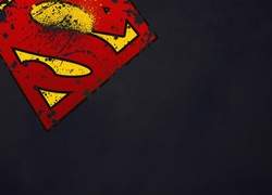 Supermen, Logo, Czarne, Tło