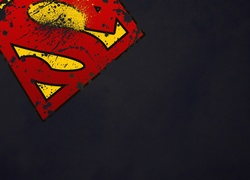 Supermen, Logo, Czarne, Tło