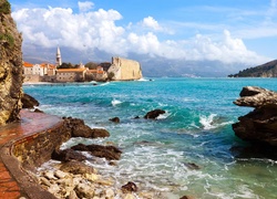 Morze, Skały, Montenegro, Czarnogóra