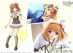 Shuffle, Kaede Fuyou, krótka spódniczka