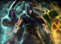 Mortal Kombat, Rain, Noob Saibot, Reptile, Letticia Maer