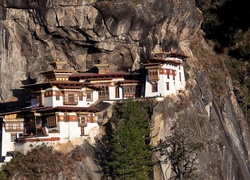 Bhutan, Skały, Świątynia, Paro Taktsang