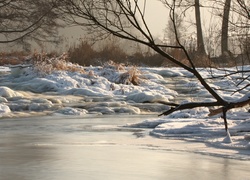 Rzeka, Lód, Śnieg