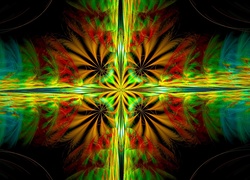 Kolorowa, Abstrakcja, Grafika