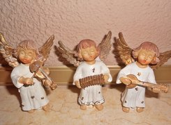 Świąteczne, Anioły, Muzykańci