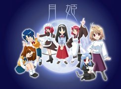 Shingetsutan Tsukihime, dzieciaki, chińskie znaki