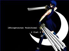 Shingetsutan Tsukihime, księżyc, miecze