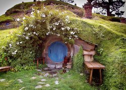 Domek, Hobbita, Roślinność