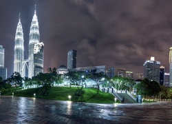 Malezja, Kuala Lumpur, Noc