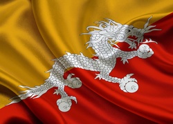 Państwo, Bhutan, Flaga