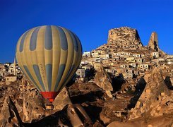 Kapadocja, Panorama, Ortahisar, Balon