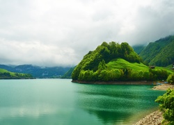 Szmaragdowe, Górskie, Jezioro, Szwajcaria