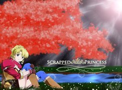 Scrapped Princess, blond włosy, trawka