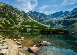 Tatry, Czarny, Staw, Gąsienicowy, Głazy