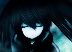 Black Rock Shooter, Anime,  Dziewczyna, Włosy