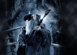 Hobbit, Pustkowie Smauga, Gandalf, Ian McKellen