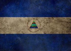 Flaga, Nikaragua
