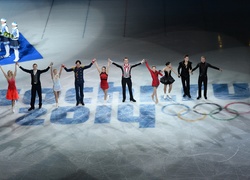 Łyżwiarze, Olimpiada, Sochi 2014