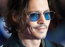 Johnny, Depp, Okulary, Aktor