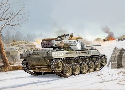Czołgi, Żołnierze, Walka, Ogień, M18, Hellcat