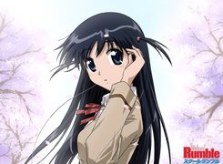 School Rumble, długie włosy, wielkie oczy