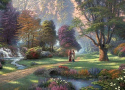 Park, Mnisi, Malarstwo, Thomas Kinkade